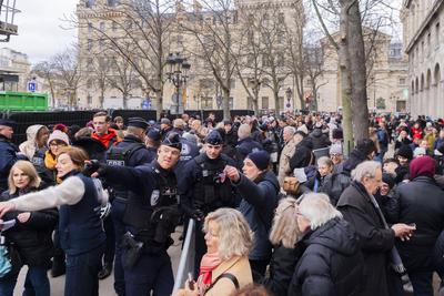 Notre-Dame De Paris Cathedral Reopens To The Public-stock-photo