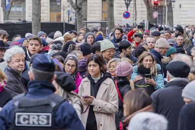 Notre-Dame De Paris Cathedral Reopens To The Public-stock-photo
