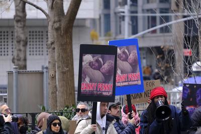 Daniel Penny Acquitted In Trial Over Death Of Jordan Neely On NYC Subway-stock-foto