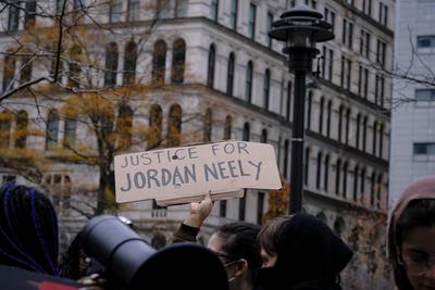 Daniel Penny Acquitted In Trial Over Death Of Jordan Neely On NYC Subway-stock-foto