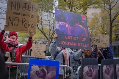 Daniel Penny Acquitted In Trial Over Death Of Jordan Neely On NYC Subway-stock-foto