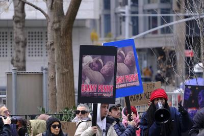 Daniel Penny Acquitted In Trial Over Death Of Jordan Neely On NYC Subway-stock-foto