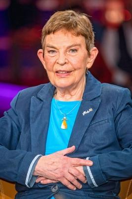 MDR Riverboat Schauspielerin Christel Bodenstein anl??lich der Aufzeichnung der MDR Talkshow Ri-stock-foto