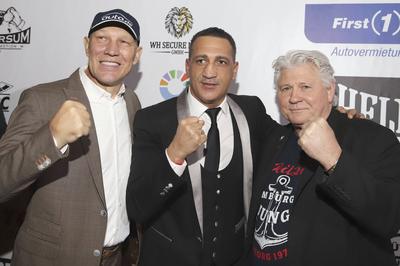 Henry Maske, Ismail ?zen, Carsten Marek-stock-foto