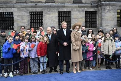 Incoming State Visit Portugal Day 1, Amsterdam, The Netherlands-stock-foto