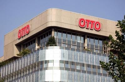 Zentrale der Otto GmbH und Co. KG in Hamburg-stock-foto