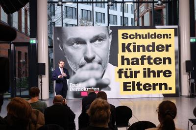 FDP Bundestagswahl 2025 Lindner-stock-foto