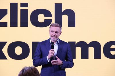 FDP Bundestagswahl 2025 Lindner-stock-foto