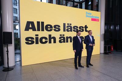 FDP Bundestagswahl 2025 Lindner-stock-foto