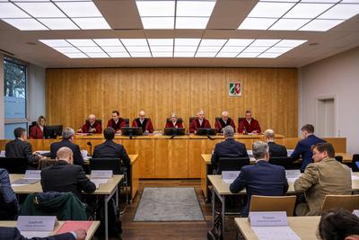 Verfassungsgerichtshofs f?r das Land Nordrhein-Westfalen --stock-foto