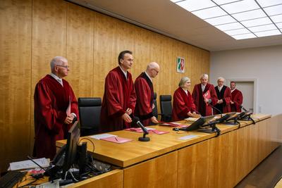 Verfassungsgerichtshofs f?r das Land Nordrhein-Westfalen --stock-foto
