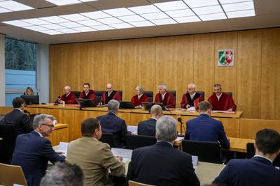 Verfassungsgerichtshofs f?r das Land Nordrhein-Westfalen --stock-foto