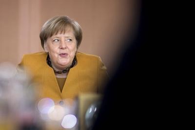 News Themen der Woche KW09 News Bilder des Tages Angela Merkel, Kabinett DEU, Deutschland, Germany, Berlin, 27.02.2019-stock-photo