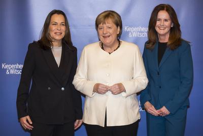 Angela Merkel, Buchpr?sentation im Deutschen Theater, Berlin, 26.11.2024-stock-foto