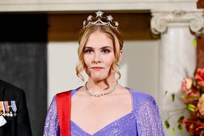 Incoming State Visit Portugal Day 1 State Banquet, Amsterdam, The Netherlands-stock-foto