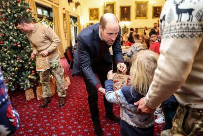 Prince William visits 1st Battalion Mercian Regiment-stock-foto
