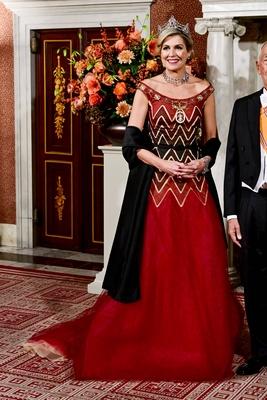 Incoming State Visit Portugal Day 1 State Banquet, Amsterdam, The Netherlands-stock-foto