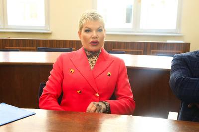 Prozess um S?ngerin Melanie M?ller vor dem Amtsgericht Leipzig Leipzig, 30.07.2024; S?ngerin Melanie M?ller vor dem Amts-stock-photo