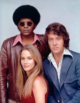 Studio Publicity Still The Mod Squad Clarence Williams III Peggy Lipton Michael Cole circa 1970-stock-photo