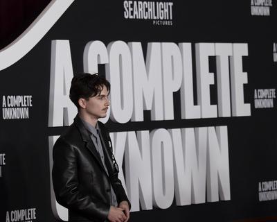 Premiere mondiale du film A Complete Unknown a Los Angeles-stock-foto