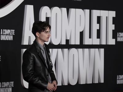 Premiere mondiale du film A Complete Unknown a Los Angeles-stock-foto