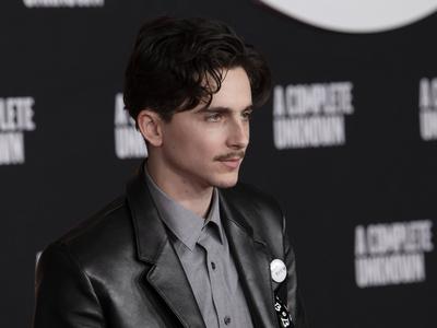 Premiere mondiale du film A Complete Unknown a Los Angeles-stock-foto