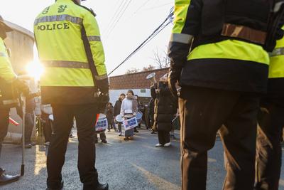 Protesters Call for South Korean President Yoon Suk Yeol Impeachment-stock-photo