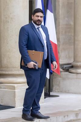 Weekly cabinet meeting at the presidential Elysee Palace-stock-photo