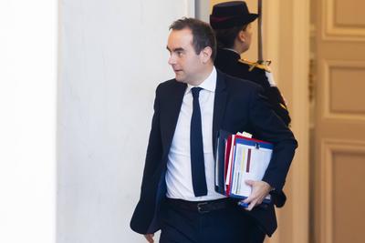 Weekly cabinet meeting at the presidential Elysee Palace-stock-photo