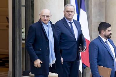 Weekly cabinet meeting at the presidential Elysee Palace-stock-photo