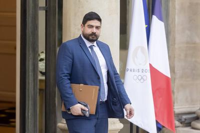 Weekly cabinet meeting at the presidential Elysee Palace-stock-photo