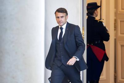 Weekly cabinet meeting at the presidential Elysee Palace-stock-photo