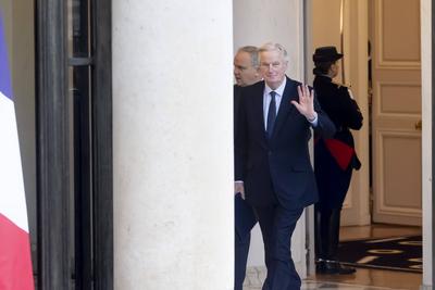 Weekly cabinet meeting at the presidential Elysee Palace-stock-photo