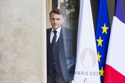 Weekly cabinet meeting at the presidential Elysee Palace-stock-photo