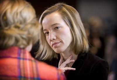 Kristina KOEHLER CDU Bundesfamilienministerin vor Beginn einer Kabinettssitzung Berlin Deu-stock-photo