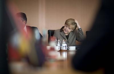 Angela Merkel Kabinettssitzung DEU Deutschland Germany Berlin 29 10 2014 Angela Merkel Bundes-stock-foto