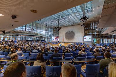 IT-Sicherheitstag NRW im World Conference Center Bonn - 11.12.2024-stock-foto