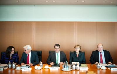 Berlin Bundesarbeitsministerin Andrea Nahles SPD Aussenminister Frank Walter Steinmeier SPD B-stock-foto