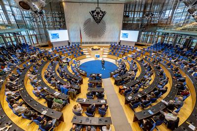 IT-Sicherheitstag NRW im World Conference Center Bonn - 11.12.2024-stock-foto