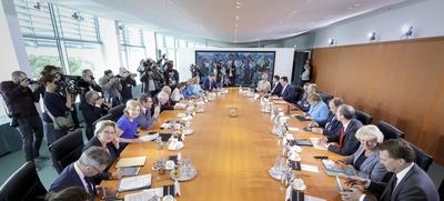 Uebersicht Kabinettsitzung. Berlin, 13.06.2018, Berlin Deutschland *** Overview Cabinet Meeting Berlin 13 06 2018 Berli-stock-foto