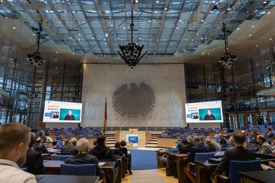 IT-Sicherheitstag NRW im World Conference Center Bonn - 11.12.2024-stock-foto