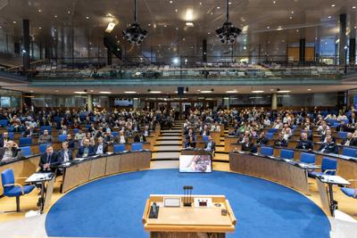 IT-Sicherheitstag NRW im World Conference Center Bonn - 11.12.2024-stock-foto