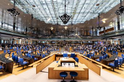 IT-Sicherheitstag NRW im World Conference Center Bonn - 11.12.2024-stock-foto