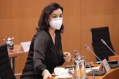 Dorothee Baer, Staatsministerin im Bundeskanzleramt, Beauftragte der Bundesregierung fuer Digitalisierung, CSU, Bundesk-stock-foto