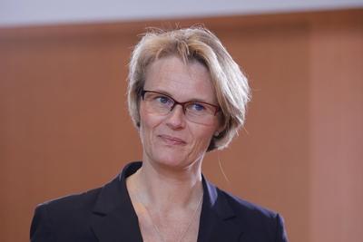 Anja Karliczek Bundesministerin f?r Bildung und Forschung Deutschland Berlin Das Bundeskabinett-stock-foto