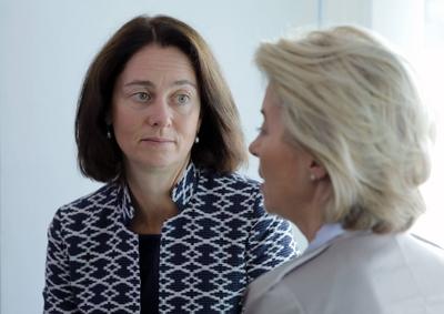 Katarina Barley Bundesministerin der Justiz und f?r Verbraucherschutz Ursula von der Leyen Bunde-stock-photo