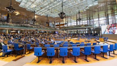 IT-Sicherheitstag NRW im World Conference Center Bonn - 11.12.2024-stock-foto