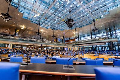 IT-Sicherheitstag NRW im World Conference Center Bonn - 11.12.2024-stock-foto
