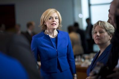Julia Kloeckner, Kabinett DEU, Deutschland, Germany, Berlin, 14.03.2018 Julia Kloeckner, Bundeslandwirtschaftsministeri-stock-foto