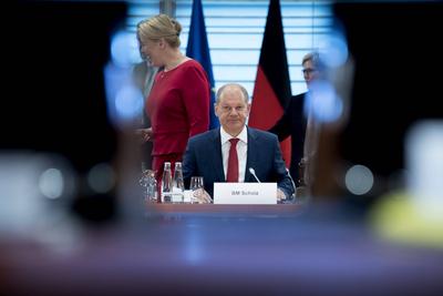 Olaf Scholz, Kabinett DEU, Deutschland, Germany, Berlin, 29.07.2020 Franziska Giffey, Bundesfamilienministerin SPD, und-stock-foto